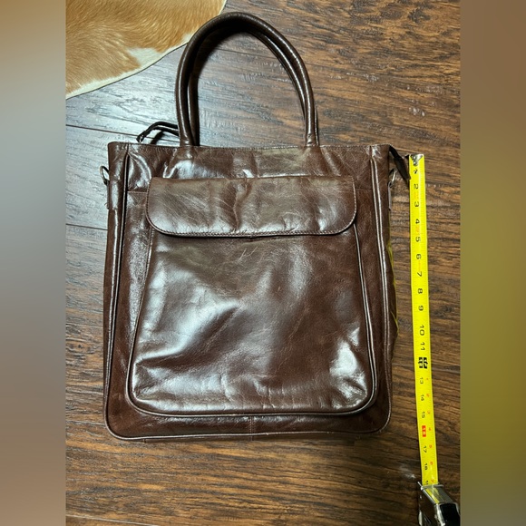 Latico Rich Brown Leather Tote - Picture 7 of 8